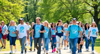 Aiken Hosts a Heartfelt Walk for Mental Health Awareness