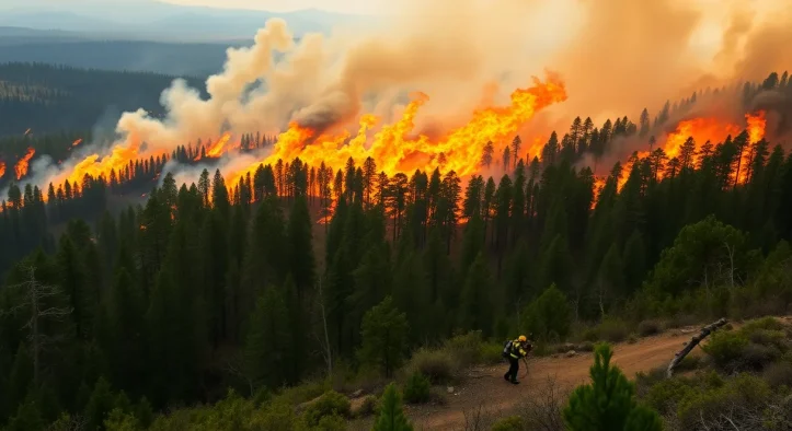 Carolina Forest Battles Expanding Wildfire