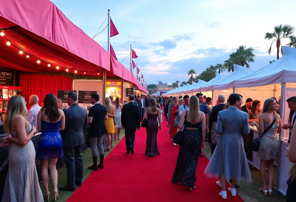 Participants enjoying the CommuniCon red carpet experience