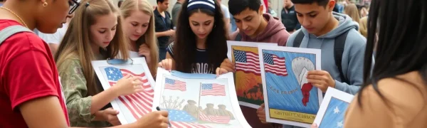 USC Aiken Students Create Memorial Day Parade Posters
