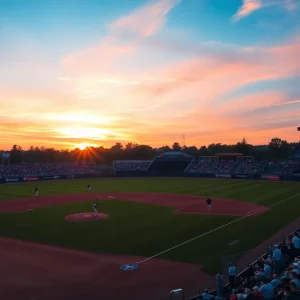 Fans at a USC Aiken baseball game