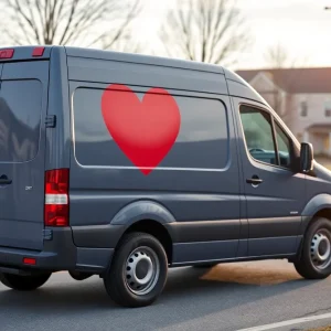 Delivery vehicle providing meals to seniors in Aiken