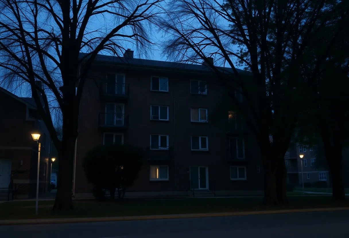 Quiet apartment complex in Graniteville, South Carolina