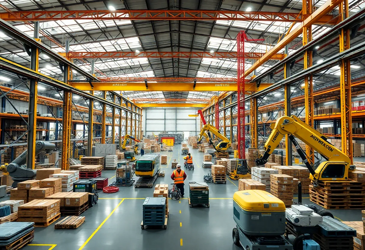Construction of Kimberly-Clark's expansion in Aiken County, SC