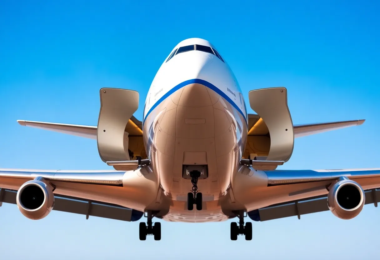 Luxury Boeing 747-8 showcasing modern features