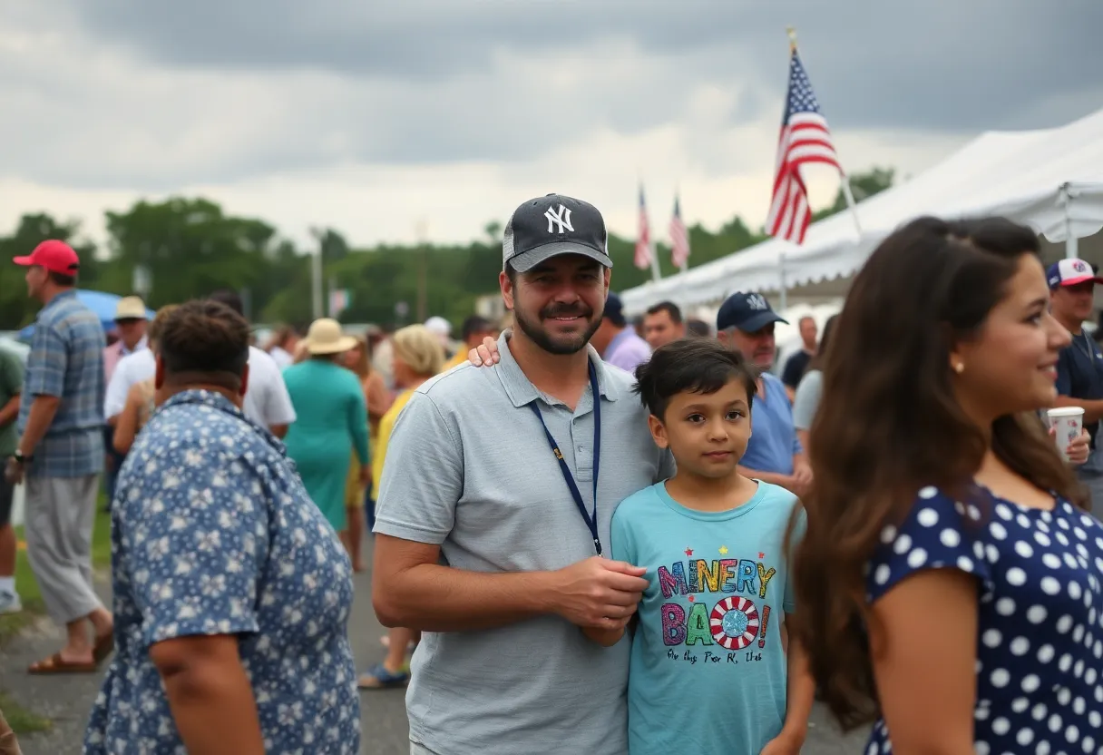 Community gathering in Aiken County for Memorial Day celebrations