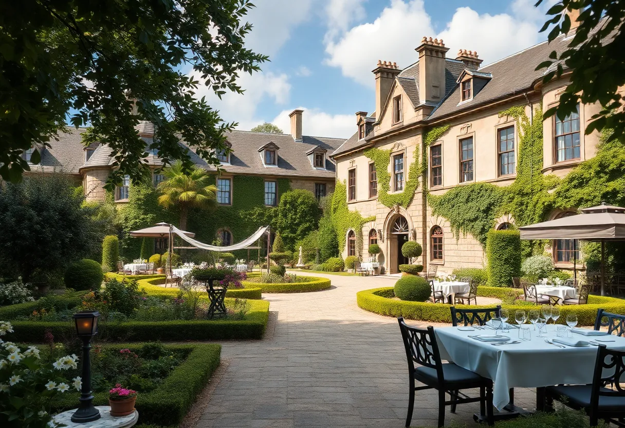 Historic Rose Hill Estate undergoing redevelopment with gardens