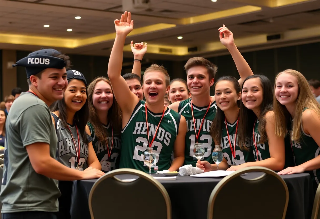 Celebration of South Aiken High School softball team's achievements at their season-ending banquet.