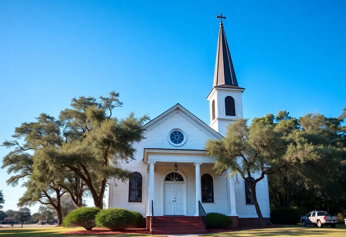 Historic St. John Methodist Church in Graniteville, South Carolina