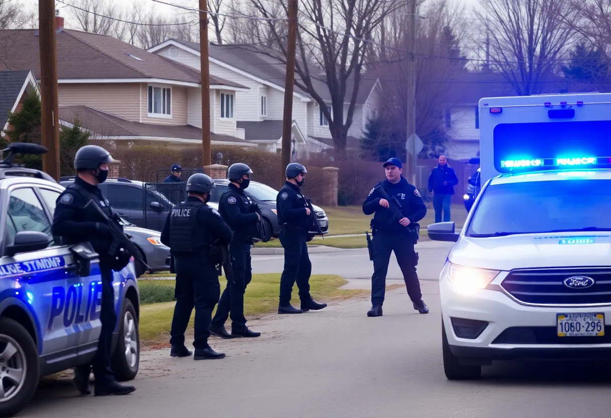 Richmond County SWAT Team during an operation in Augusta