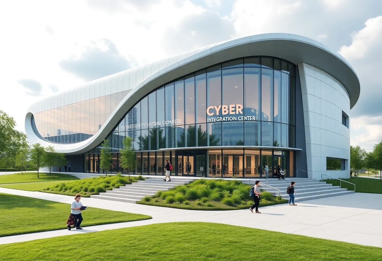 Construction site of the USC Aiken Cyber Integration Center