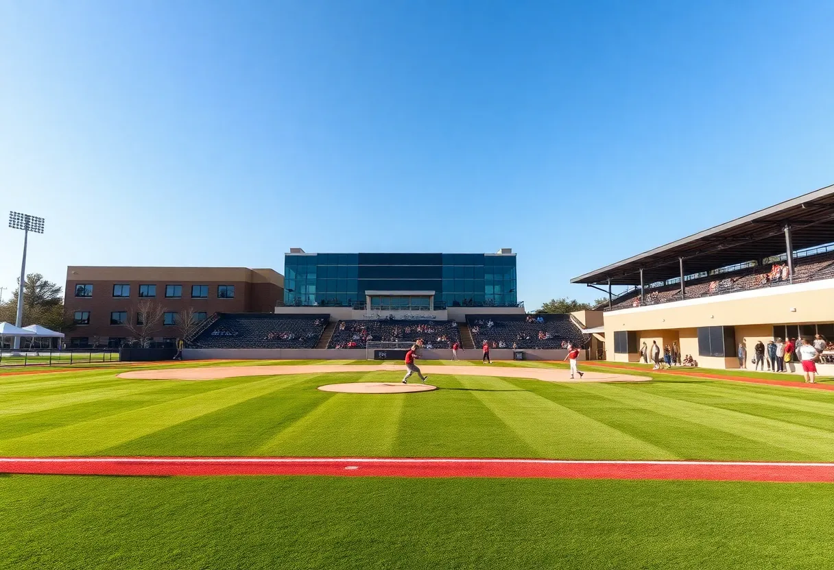 New USC Aiken softball facility with turf field