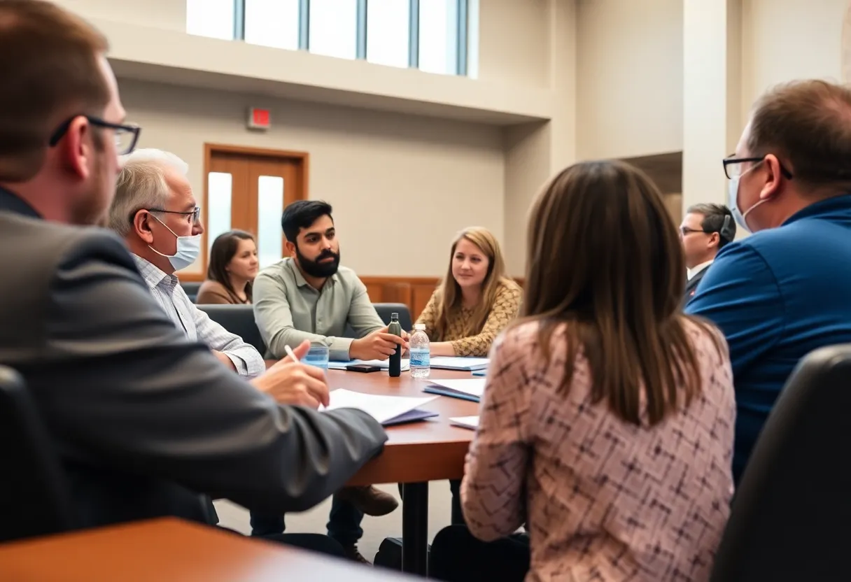 Planning Commission discussing vape shop regulations