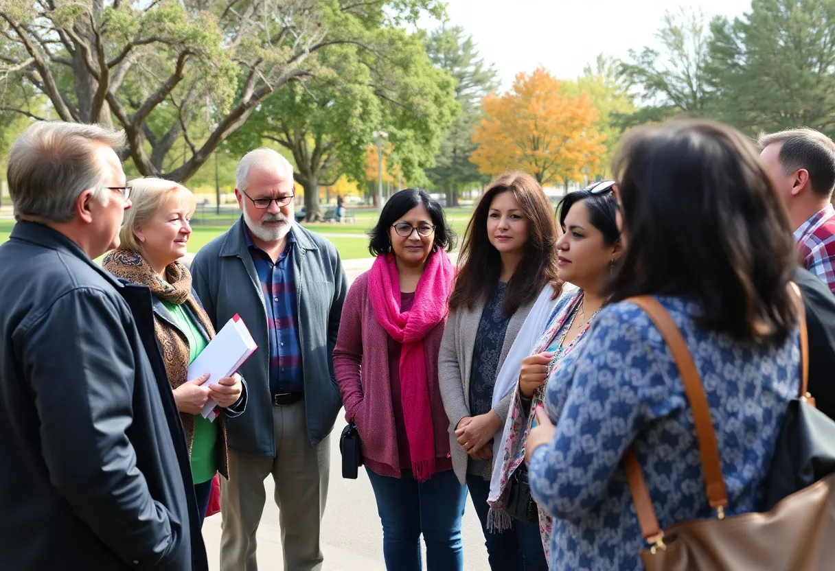 Residents engaging with local government in Aiken