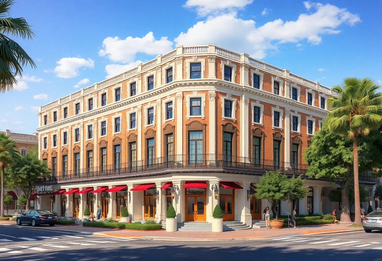 Hotel Aiken showing renovations and historical architecture