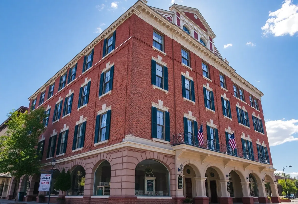 Historical Hotel Aiken in downtown Aiken, SC