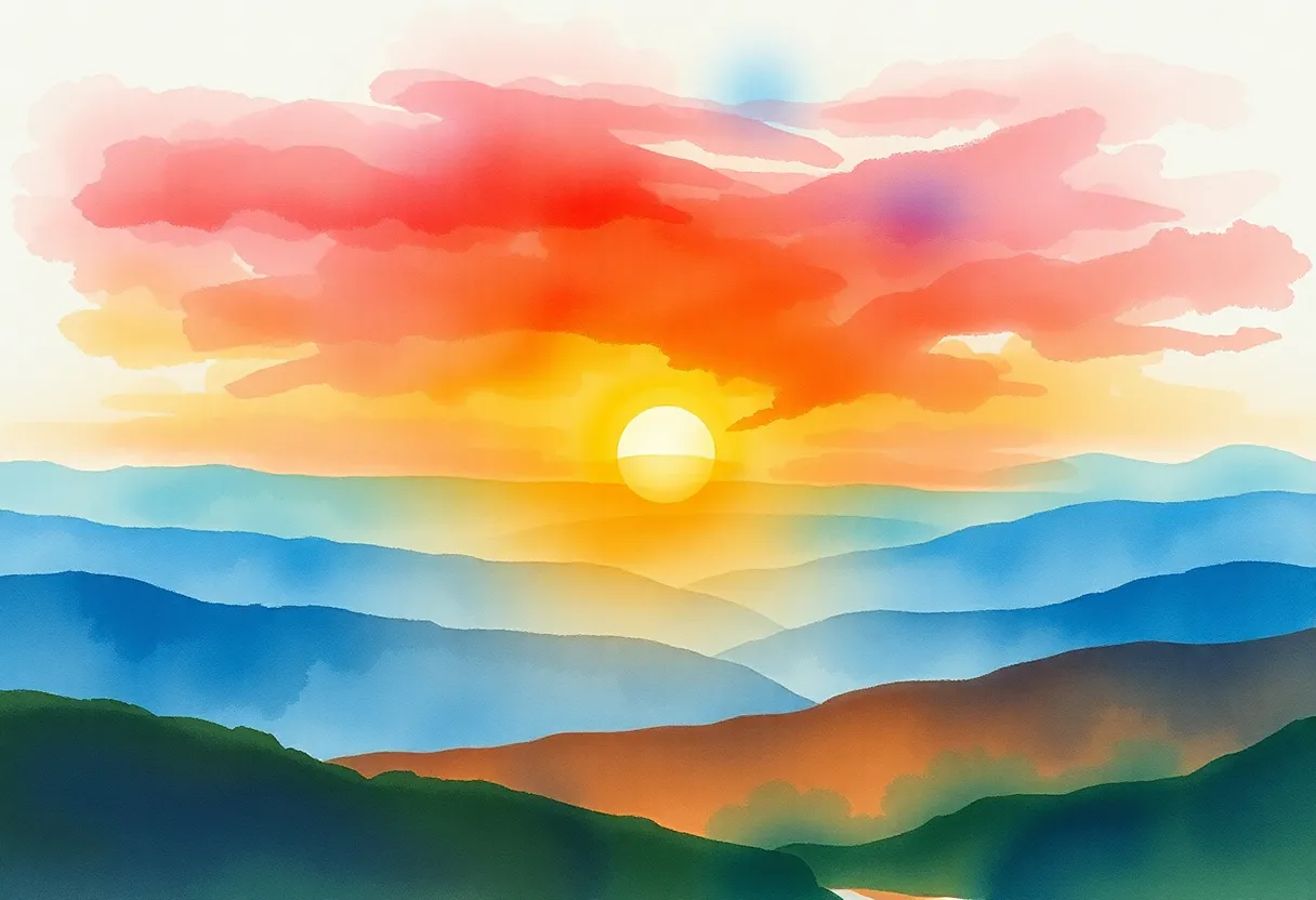 A peaceful sunset representing the legacy of Dr. Madeline Kurrasch.