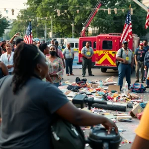 Scene of chaos at Juneteenth celebration after shooting