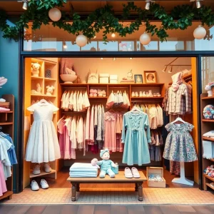Exterior view of Tippy-Toes Boutique in downtown Aiken