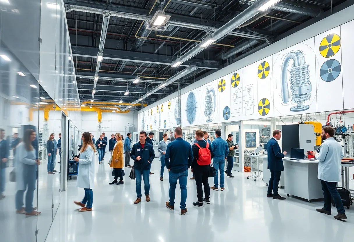 Exterior view of the Advanced Manufacturing Collaborative building in Aiken, SC.