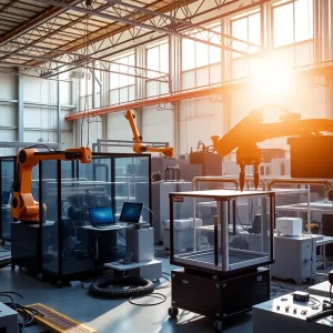 Exterior view of the Advanced Manufacturing Collaborative facility