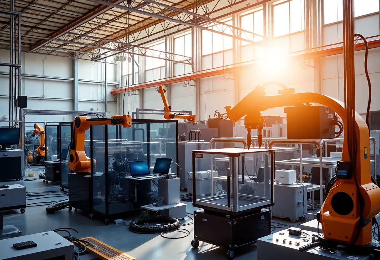 Exterior view of the Advanced Manufacturing Collaborative facility at USC Aiken