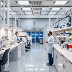 Exterior view of the Advanced Manufacturing Collaborative at USC Aiken