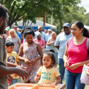 Community members enjoying local events in Aiken