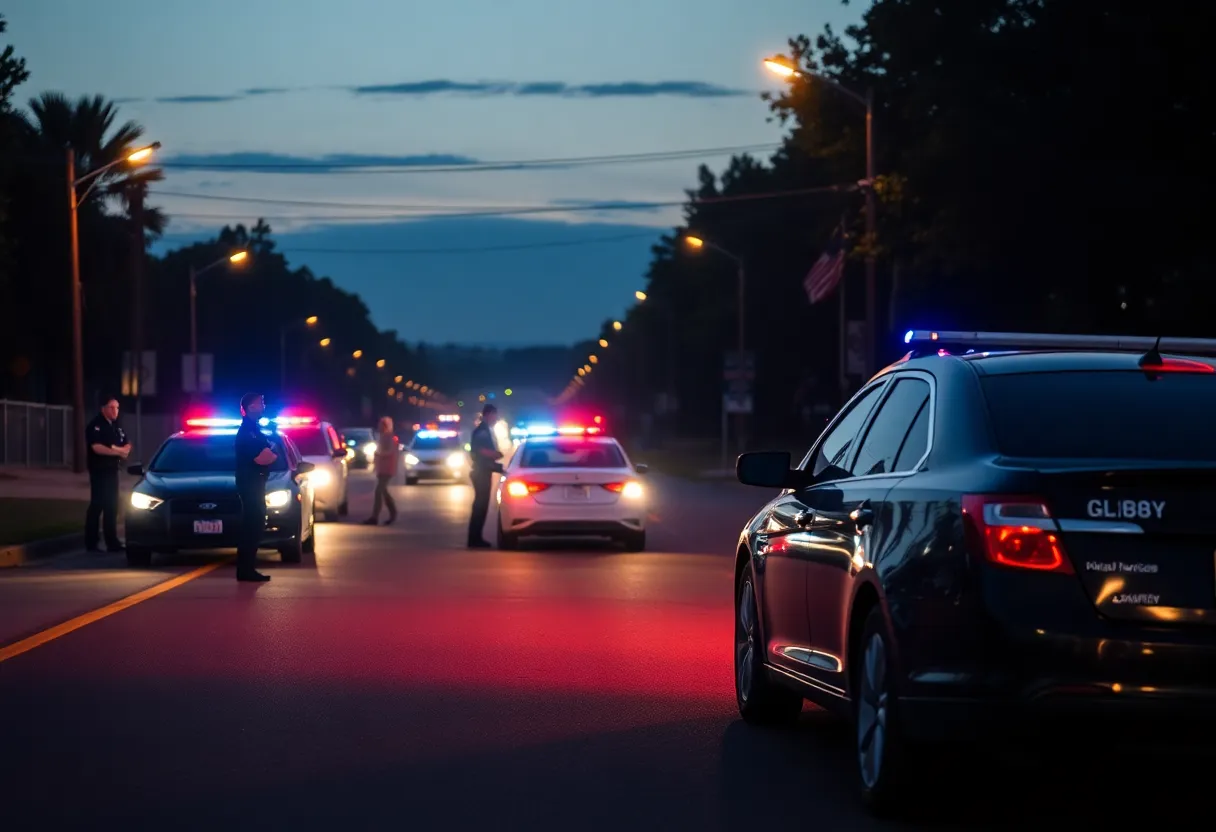 Law enforcement conducting a sobriety checkpoint in Aiken County during Labor Day weekend.