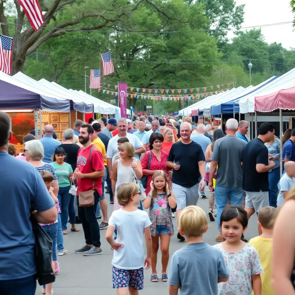 Community members enjoying various events in Aiken, South Carolina.