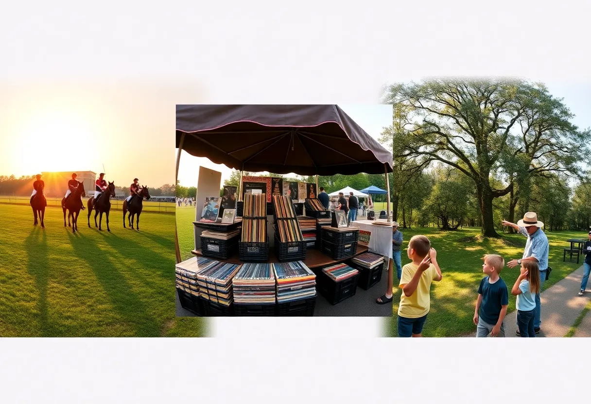 Sunset polo match, vinyl records fair, and children exploring nature at Aiken weekend events