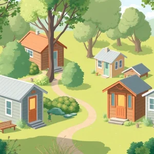 A community of tiny homes designed for individuals experiencing homelessness in Aiken County.