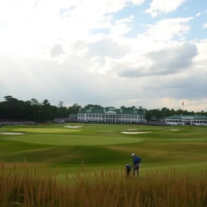 Weather conditions at Augusta National Golf Club