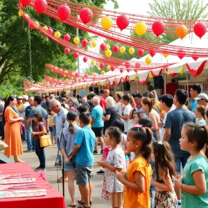 Community members enjoying diverse performances at a local arts festival