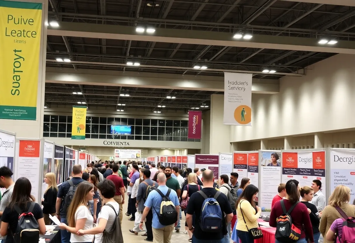 Students engaging at the CSRA College Night.