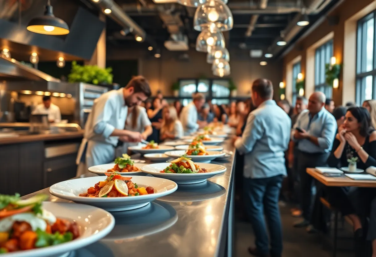 Chefs showcasing local ingredients at a culinary event in Aiken.