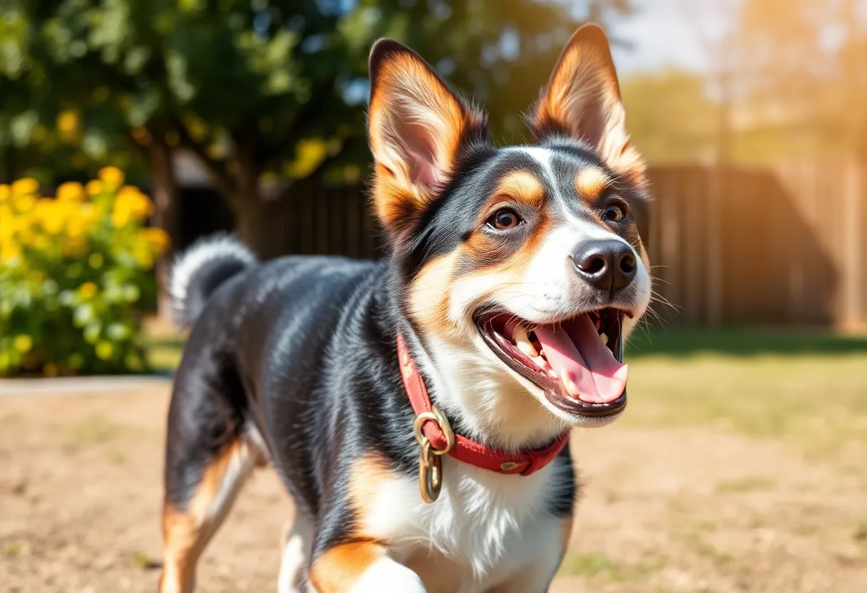 Noble, a friendly rescue dog looking for a home
