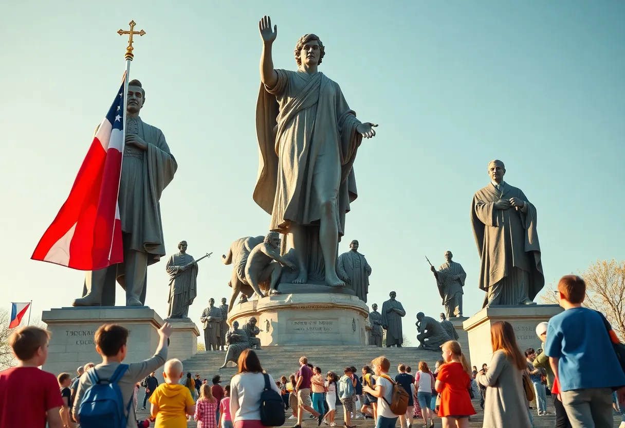 Statue commemorating Robert Smalls' legacy