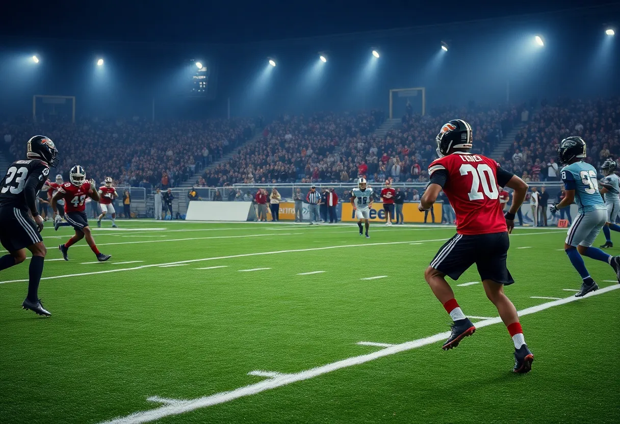 Football game featuring Silver Bluff Bulldogs and South Aiken Thoroughbreds
