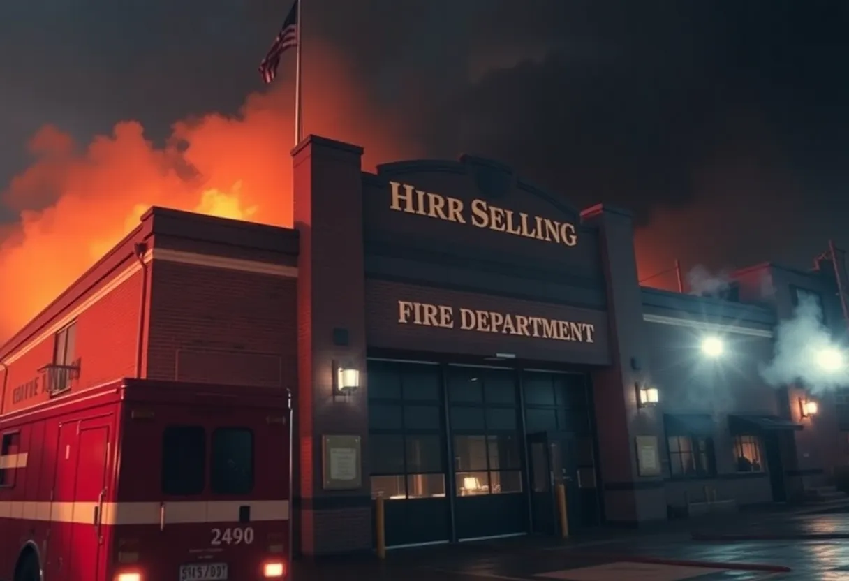Exterior view of the Wagener Fire Department building