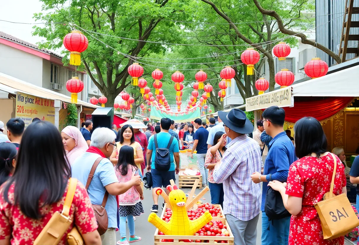 Residents participating in community events in Aiken, SC