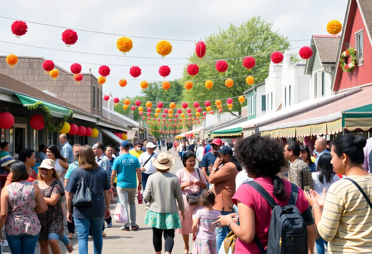 Community members participating in Aiken's events