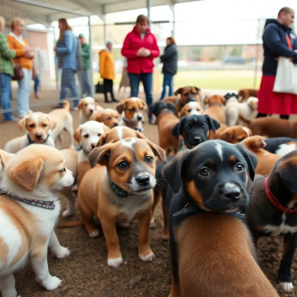 Puppies available for adoption at Aiken County Animal Shelter