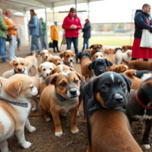 Puppies available for adoption at Aiken County Animal Shelter