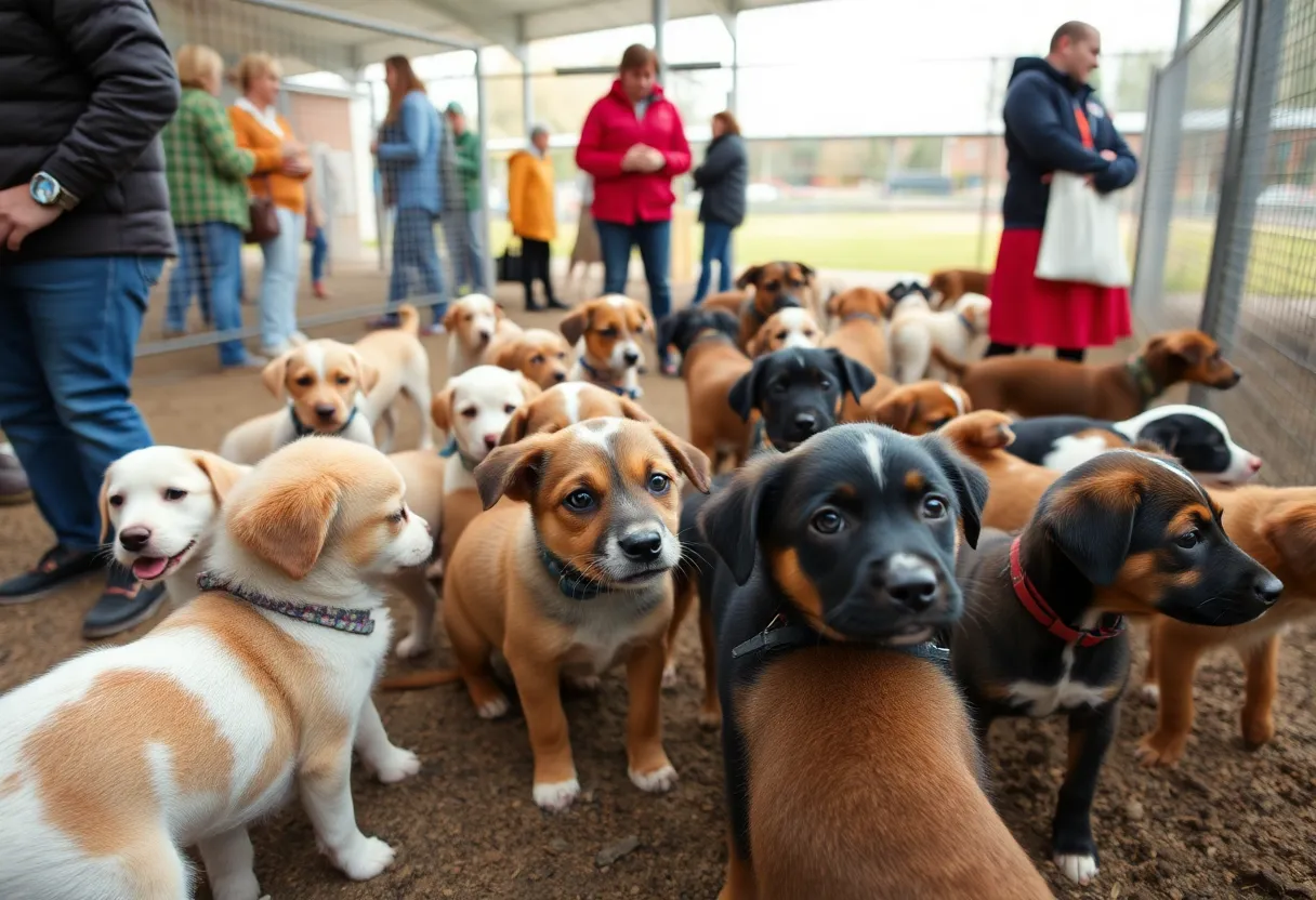 Puppies available for adoption at Aiken County Animal Shelter