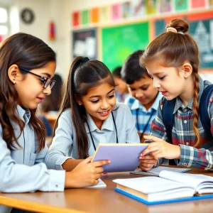 Students and educators celebrating the ranking achievement at Aiken Scholars Academy.