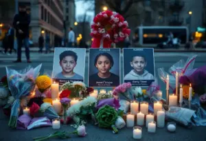 Memorial for three teenagers in Aiken, SC