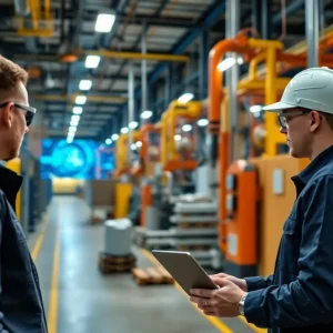 Security personnel at Bridgestone Americas manufacturing facility