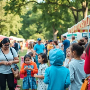 Families enjoying community events in Aiken County