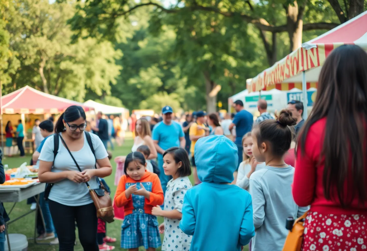 Families enjoying community events in Aiken County